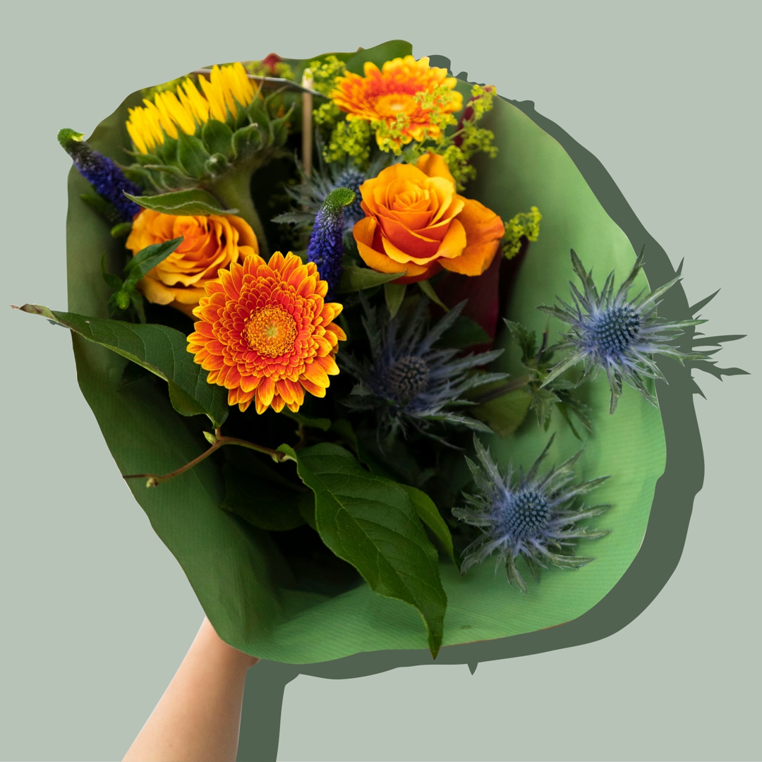 ramo de flores caléndulas