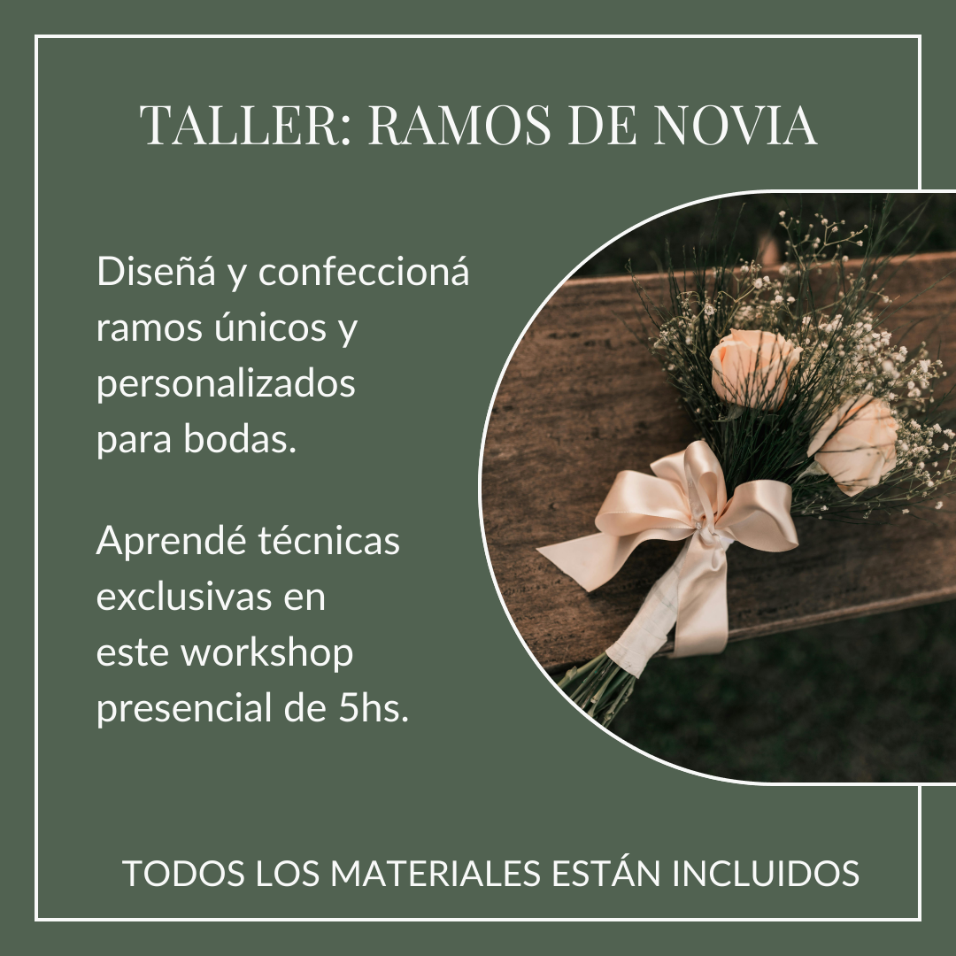 flayer taller ramos de novia